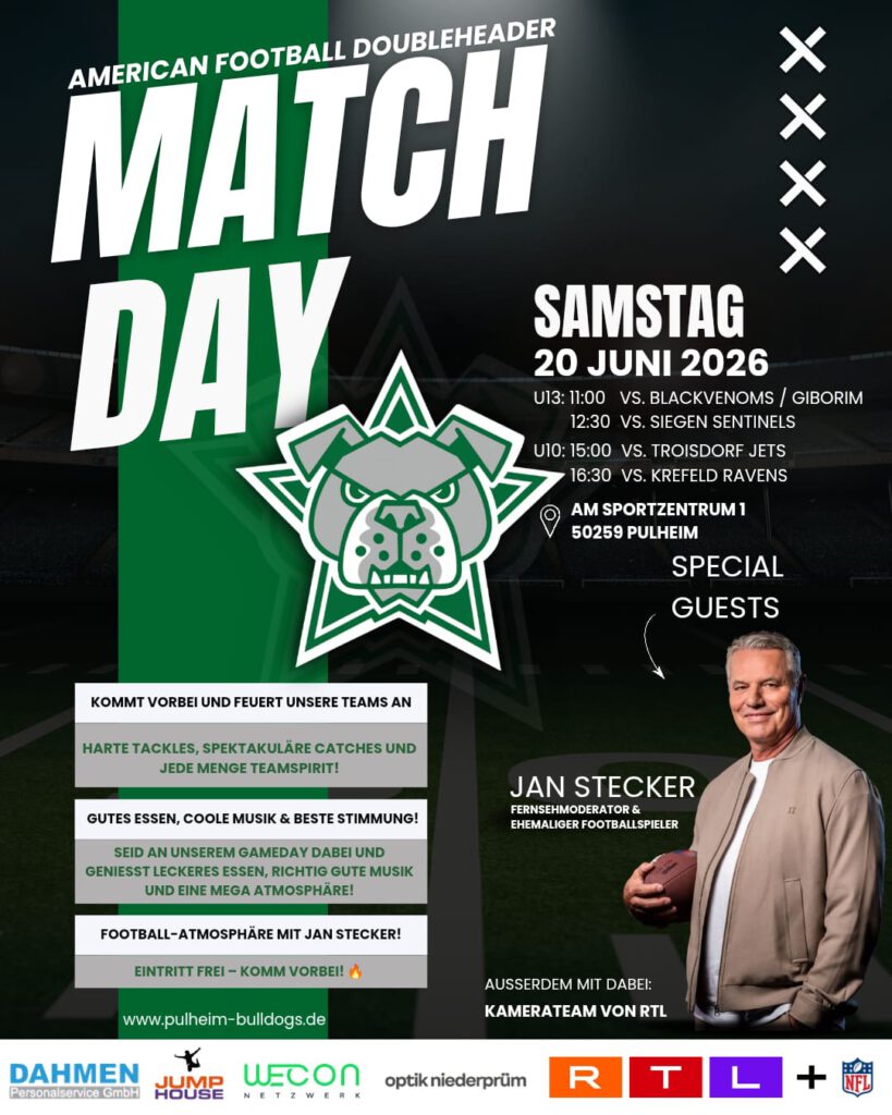 Gameday mit Jan Stecker bei den PSC Bulldogs